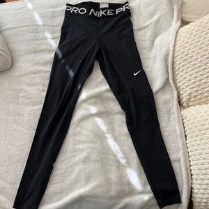 Nike Pro Leggings (mesh in the bottom)